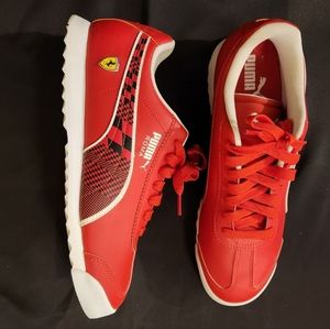 Puma roma x scuderia ferrari rosa corsa sneakers